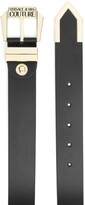 Thumbnail for your product : Versace Jeans Couture Engraved-Logo Leather Belt