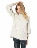 French Connection Womens Flossy Long Sleeve Loose Fit Solid Pullover Sweater