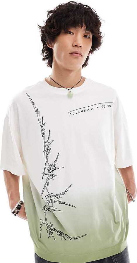 Graphic Tees Tee Shirt Collusion Men's Collusion X Dragon Graphic