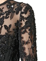 Thumbnail for your product : Elie Saab Silk Blend Crepe Cady Lace & Tulle Dress