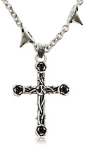 Thumbnail for your product : John Richmond Cross & Spikes Chain Necklace