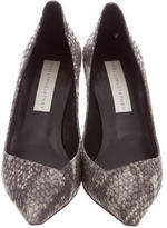 Thumbnail for your product : Stella McCartney Green Pointed-Toe Pumps