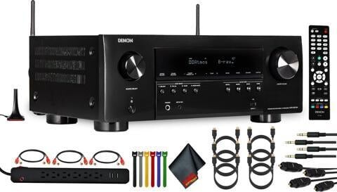 Denon AVR-S970H 7.2-Channel Network A/V Receiver Bundle