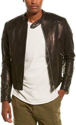 Mens Clothing Jackets Leather jackets IRO Niele Leather Biker Jacket in Black for Men 