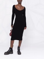 Thumbnail for your product : Patrizia Pepe Knitted Bodycon Midi-Dress