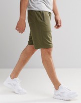 Thumbnail for your product : ASOS Slim Fit Jersey Shorts With Zips In Khaki