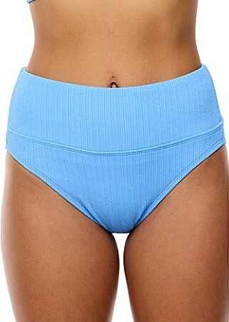 Athena NEXT by Mini Pucker Rib High Waist Swim Bottom