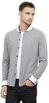 Thumbnail for your product : Kenneth Cole Long Sleeve Button Front Knit Shirt