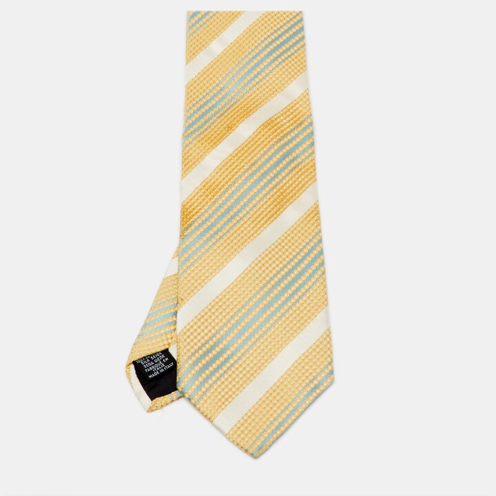 hugo boss yellow tie