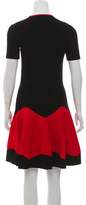 Thumbnail for your product : Alexander McQueen Textured Skater Dress