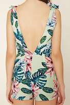 Thumbnail for your product : Forever 21 Tropical Print Romper