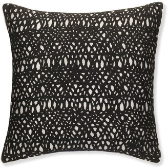 SFERRA Metallic Pillow with Black Netting, 20"Sq.
