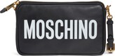 Thumbnail for your product : Moschino Logo Leather Clutch