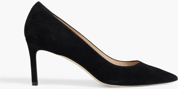 Stuart Weitzman Leigh 75 suede pumps