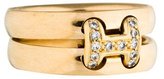 Thumbnail for your product : Hermes Diamond H Flex Double Band