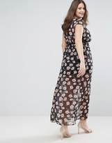 Thumbnail for your product : Club L Plus Maxi Dress In Floral Print