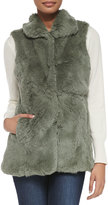 Thumbnail for your product : Adrienne Landau Long Rabbit Fur Vest
