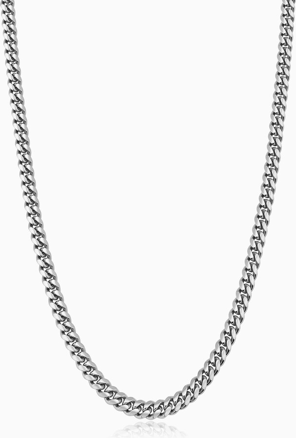 Oradina Mens In Command Cuban Chain in Sterling Silver