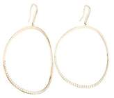 Thumbnail for your product : Lana 14K Diamond Large Mirage Wave Hoop Earrings