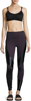 Koral Activewear Forge High-Rise Athletic Leggings, Purple/Black