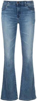 J Brand Sallie mid-rise boot cut jeans