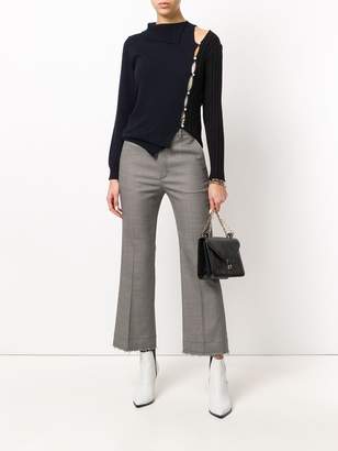 Helmut Lang frayed tailored trousers