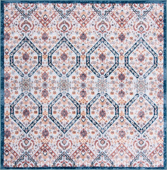 Safavieh LagoonLGN238PowerLoomedIndoorAreaRug-Brown/Navy-6'7\