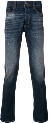Diesel Distressed Slim Fit Jeans
