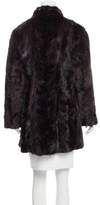 Thumbnail for your product : Adrienne Landau Pointed Collar Mink Fur Coat