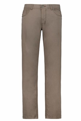JP 1880 Men's Big & Tall 5-Pocket Colored Stretch Jeans Khaki 52 717157 44-52