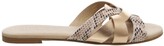 Thumbnail for your product : Office Saffron Mule Sandals - Wide Fit Rose Gold Snake Mix