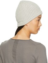 Thumbnail for your product : Rick Owens Grey Cashmere Beanie