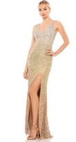 Thumbnail for your product : Mac Duggal Sheath Sequin Gown