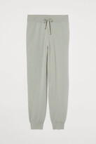 Thumbnail for your product : H&M Fine-knit Cashmere Joggers - Green