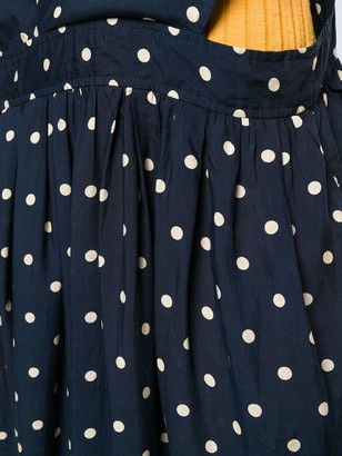 Comme Des Garçons Pre-Owned Polka Dot Midi Dress