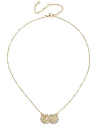 Miss Selfridge Gold Ditsy Necklace