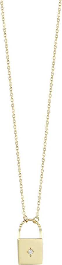 Ember Fine Jewelry 14K 0.01 Ct. Tw. Diamond Necklace