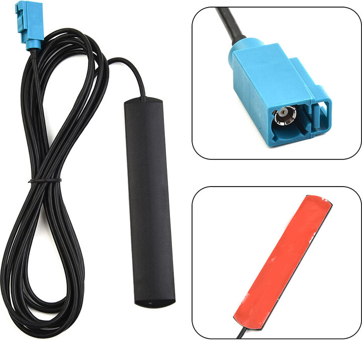Car Radio Stereo Antenna Car WiFi GSM 3G Antenna FAKRA Fit For BMW NBT Carplay Apps Retrofit Aerial Plug Cable Adaptor