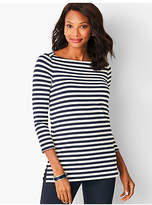 Thumbnail for your product : Talbots Knit Jersey Tunic Top - Striped