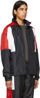 Nike Black and Red NSW Re-Issue Woven Jacket