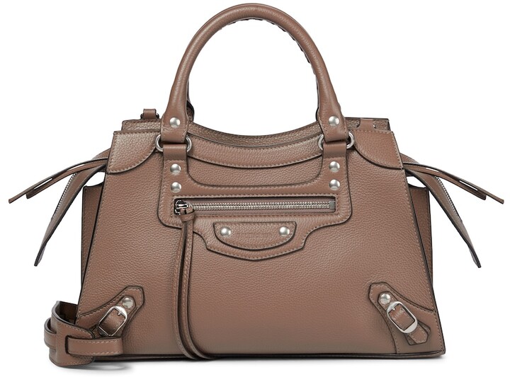 Balenciaga Neo Classic Small leather tote ShopStyle Satchels & Top
