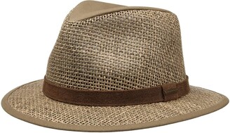 Stetson Medfield Seagrass Summer Hat Men - Straw Men´s Sun with Leather Trim