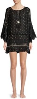 Thumbnail for your product : Ramy Brook Nico Metallic Dot Eyelet Cover-Up