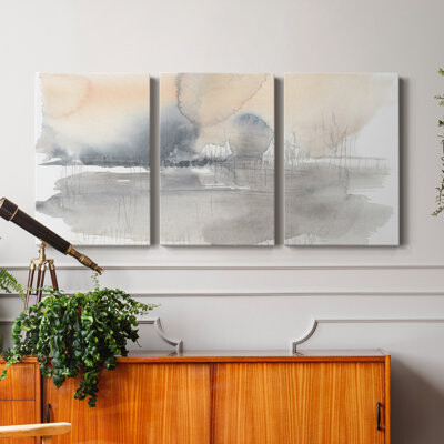 Orren Ellis Blush Haze II- Premium Gallery Wrapped Canvas - Ready To Hang