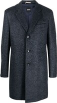 Thumbnail for your product : HUGO BOSS Fitted Single-Breasted Button Coat