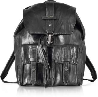 The Bridge Washed Calf Leather Backpack