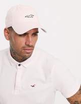 Thumbnail for your product : Hollister icon logo dad baseball cap in pink