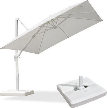 Arlmont & Co. 10' x 10' Square Cantilever Polyester Umbrella