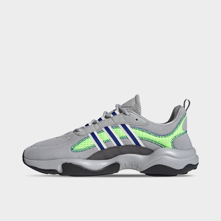 blue and gold tennis shoes