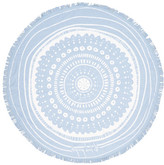 Thumbnail for your product : The Beach People The Wategos Round Cotton-terry Towel - Blue